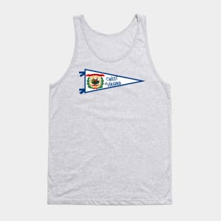 West Virginia Flag Pennant Tank Top